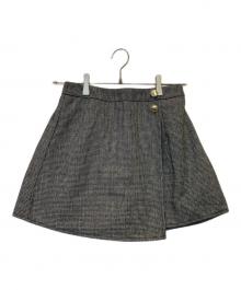 Stylevoice for xxx（スタイルヴォイスフォー）の古着「千鳥格子ミニスカショーパン 26WFP254122」｜グレー