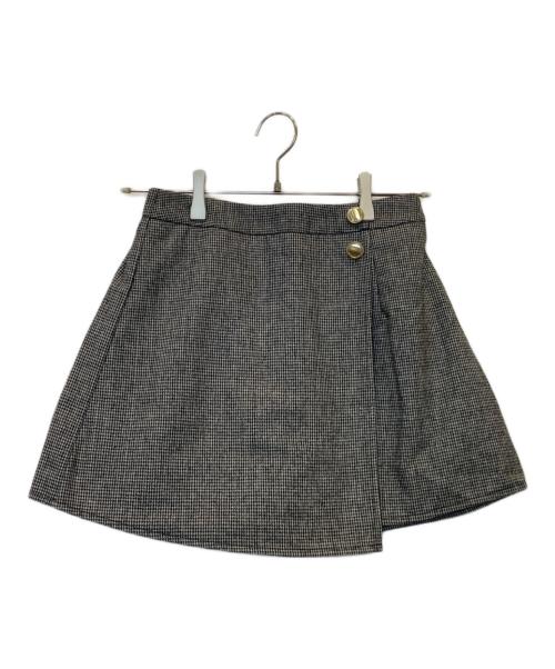 Stylevoice for xxx（スタイルヴォイスフォー）Stylevoice for xxx (スタイルヴォイスフォー) 千鳥格子ミニスカショーパン 26WFP254122 グレー サイズ:FREEの古着・服飾アイテム