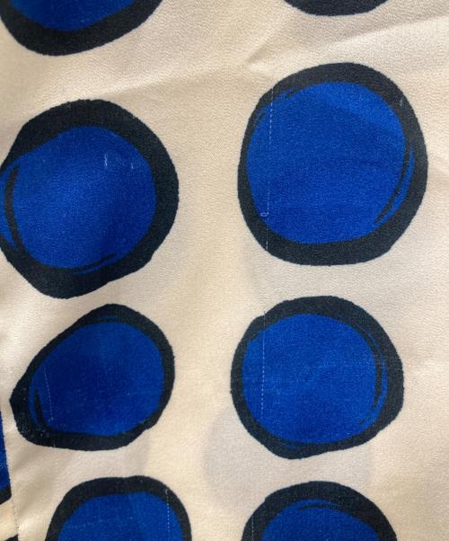 theory luxe（セオリーリュクス）theory luxe (セオリーリュクス) Circle Print Sorina ドットブラウス 03-3108200 ブルー サイズ:38の古着・服飾アイテム