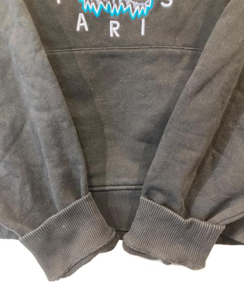 KENZO（ケンゾー）KENZO (ケンゾー) Tiger hooded sweatshirt(タイガーフード付きスウェットシャツ) FA65SW3104XA ブラック サイズ:XSの古着・服飾アイテム