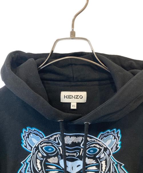 KENZO（ケンゾー）KENZO (ケンゾー) Tiger hooded sweatshirt(タイガーフード付きスウェットシャツ) FA65SW3104XA ブラック サイズ:XSの古着・服飾アイテム