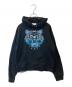 KENZO（ケンゾー）の古着「Tiger hooded sweatshirt(タイガーフード付きスウェットシャツ) FA65SW3104XA」｜ブラック