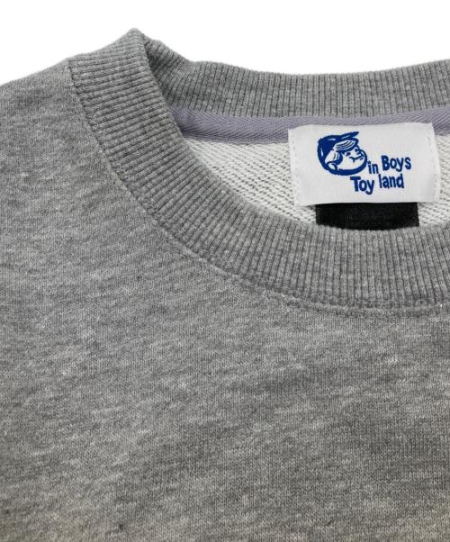 BOYS IN TOYLAND（ボーイズイントイランド）Boys in Toyland (ボーイズイントイランド) MOBILE PHONE CREWNECK SWEAT スウェット グレー サイズ:Lの古着・服飾アイテム