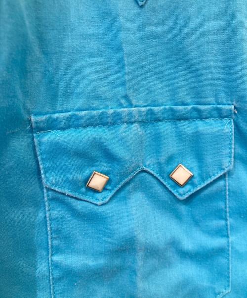 Rockmount Ranch Wear（ロックマウントランチウェア）Rockmount Ranch Wear (ロックマウントランチウェア) ウエスタンシャツ スカイブルー サイズ:15 1/2の古着・服飾アイテム