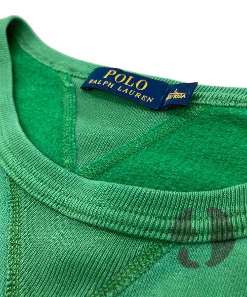 POLO RALPH LAUREN（ポロ・ラルフローレン）POLO RALPH LAUREN (ポロ・ラルフローレン) スウェット グリーン サイズ:Lの古着・服飾アイテム