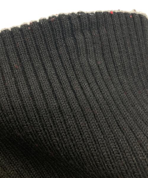 BURBERRY BLUE LABEL（バーバリーロンドンブルーレーベル）BURBERRY BLUE LABEL (バーバリーロンドンブルーレーベル) ニットロングスカート ブラック×グリーン サイズ:38の古着・服飾アイテム