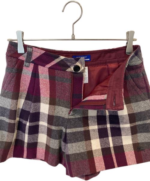BURBERRY BLUE LABEL（バーバリーロンドンブルーレーベル）BURBERRY BLUE LABEL (バーバリーロンドンブルーレーベル) ショートパンツ ピンク サイズ:38の古着・服飾アイテム