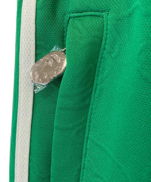 A BATHING APE（ア ベイシング エイプ）A BATHING APE (ア ベイシング エイプ) LINE CAMO JACQUARD LOOSE FIT SWEATPANTS／トラックパンツ/001PTK801304M グリーン サイズ:XL 未使用品の古着・服飾アイテム