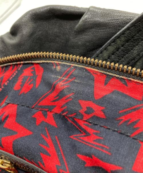Marc by Marc Jacobs（マークバイマークジェイコブス）Marc by Marc Jacobs (マークバイマークジェイコブス) 2WAYレザー ハンドバッグ ブラックの古着・服飾アイテム