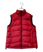 THE NORTH FACEザ ノース フェイス）の古着「アコンカグアベスト/ダウンベスト/NDW18804」｜レッド