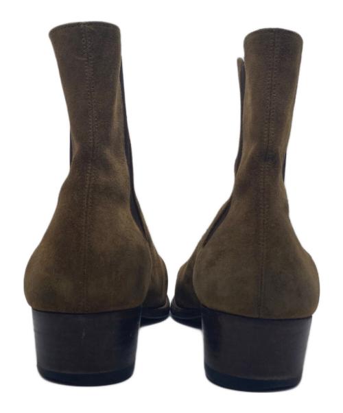 Saint Laurent Paris（サンローランパリ）Saint Laurent Paris (サンローランパリ) スウェードサイドゴアブーツ 634194 ブラウン サイズ: 44 (29㎝程）の古着・服飾アイテム