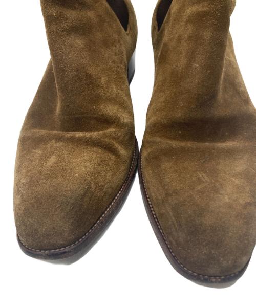 Saint Laurent Paris（サンローランパリ）Saint Laurent Paris (サンローランパリ) スウェードサイドゴアブーツ 634194 ブラウン サイズ: 44 (29㎝程）の古着・服飾アイテム