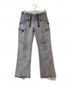 oysterオイスター）の古着「ロガーパンツ　デニムパンツ」｜パープル