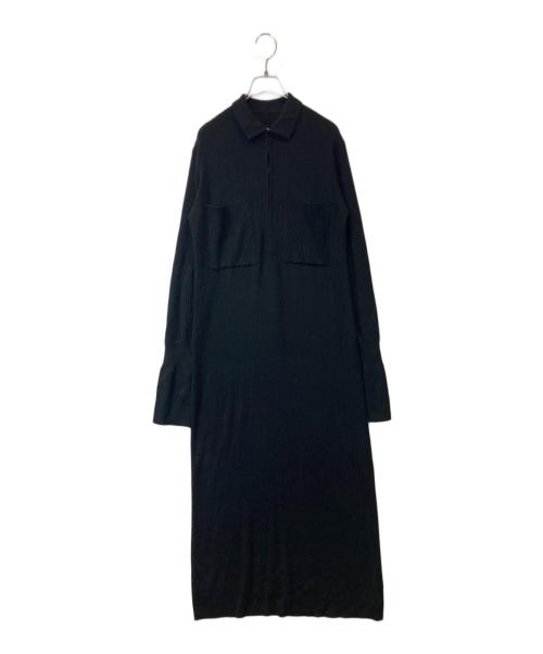 ETRE TOKYO（エトレトウキョウ）ETRE TOKYO (エトレトウキョウ) フロントホックロングニットワンピース　1224631123-0 ブラック サイズ:Sの古着・服飾アイテム
