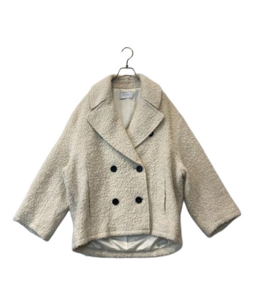 ETRE TOKYO（エトレトウキョウ）ETRE TOKYO (エトレトウキョウ) ビックカラーブークレPコート　1224600020-0 ホワイト サイズ:Sの古着・服飾アイテム