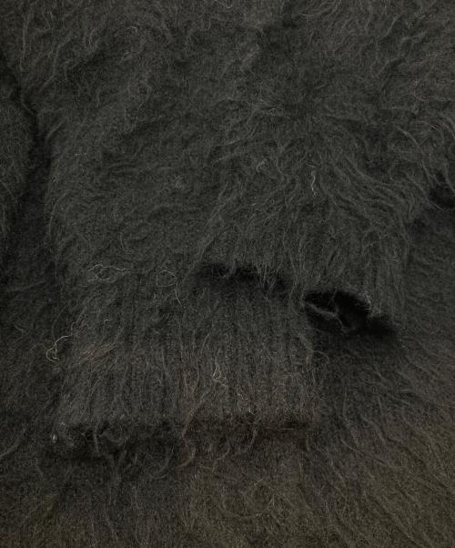 JOURNAL STANDARD（ジャーナルスタンダード）JOURNAL STANDARD (ジャーナルスタンダード) シャギーカーディガン　24080400926030 ブラック サイズ:表示がない為不明の古着・服飾アイテム