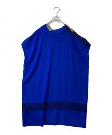 Maison Margiela（メゾンマルジェラ）の古着「レース切替ワンピース S51CT0930」｜ブルー