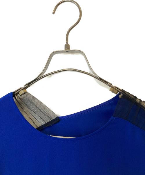 Maison Margiela（メゾンマルジェラ）Maison Margiela (メゾンマルジェラ) レース切替ワンピース S51CT0930 ブルー サイズ:38の古着・服飾アイテム