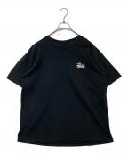 stussyステューシー）の古着「Tシャツ」｜ブラック