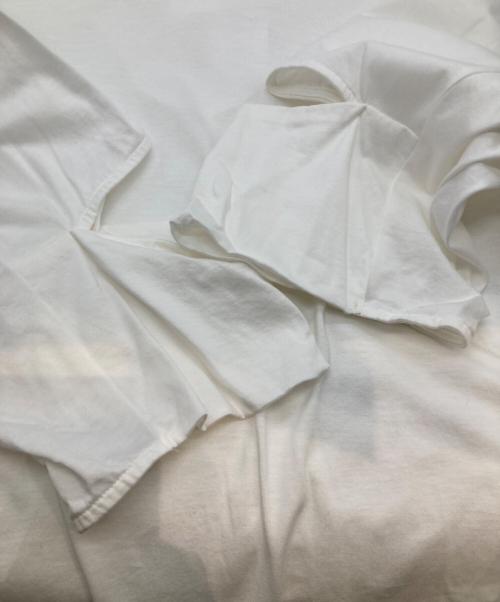 BEIGE（ベイジ）BEIGE (ベイジ) DUOMO / コットンスリットスリーブトップス ホワイト サイズ:4の古着・服飾アイテム