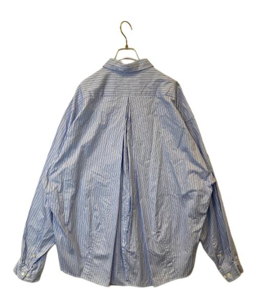 by H.（バイエイチ）by H. (バイエイチ) ストライプシャツ ブルー サイズ:3の古着・服飾アイテム
