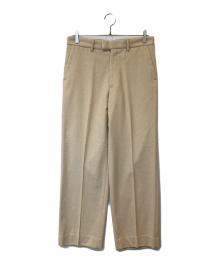 ents. easy not to sell（エンツ）の古着「カシミヤトラウザーパンツ　ents-PT03」｜ベージュ
