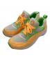 NIKE（ナイキ）の古着「AIR HUARACHE LIGHT エアハラチライト 306127-831 スニーカー」｜グリーン×オレンジ