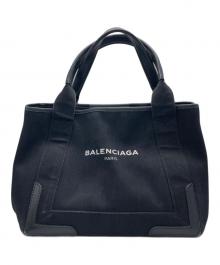 BALENCIAGA（バレンシアガ）の古着「ネイビーカバス 339933 1090・A・535269」｜ブラック