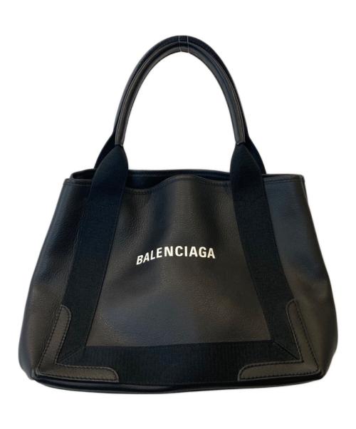 BALENCIAGA（バレンシアガ）BALENCIAGA (バレンシアガ) ネイビーカバス 339933 1060・T・002123 ブラックの古着・服飾アイテム