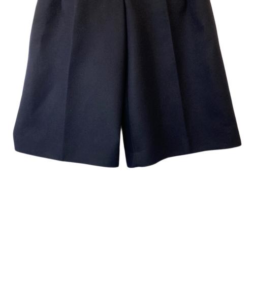 sacai（サカイ）sacai (サカイ) ウールクロップドワイドパンツ 15-02301  ネイビー サイズ:1の古着・服飾アイテム