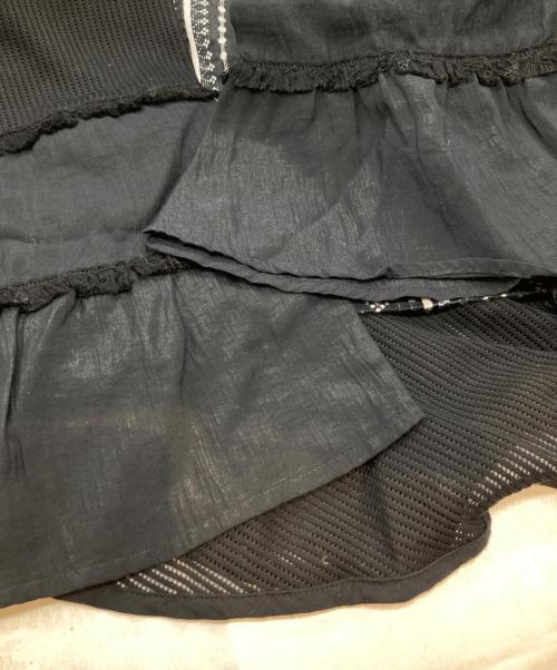 UNITED TOKYO（ユナイテッドトーキョー）UNITED TOKYO (ユナイテッドトーキョー) サフランジャガードブラウス 509600012 ブラック サイズ:1の古着・服飾アイテム