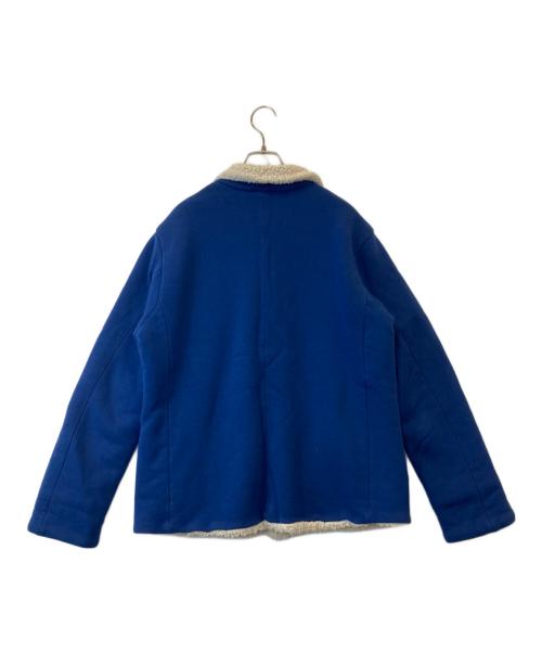 Porter Classic（ポータークラシック）Porter Classic (ポータークラシック) スウェット裏ボアジャケット ブルー サイズ:Mの古着・服飾アイテム
