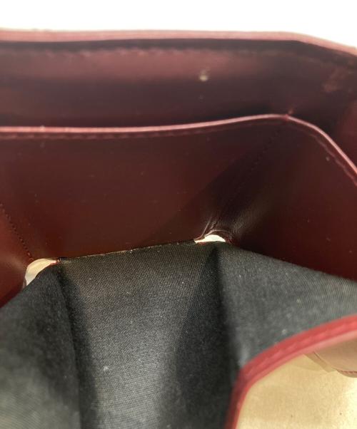 BALENCIAGA（バレンシアガ）BALENCIAGA (バレンシアガ) 3つ折り財布 617781 6211・U・562481 ワインレッドの古着・服飾アイテム