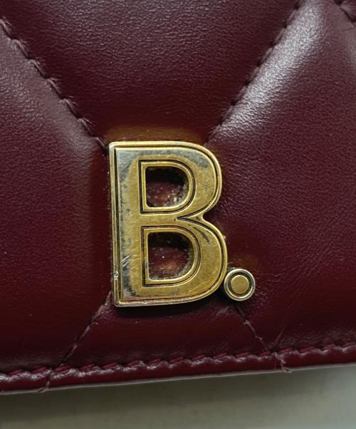 BALENCIAGA（バレンシアガ）BALENCIAGA (バレンシアガ) 3つ折り財布 617781 6211・U・562481 ワインレッドの古着・服飾アイテム