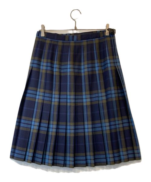 O'NEIL OF DUBLIN（オニールオブダブリン）O'NEIL OF DUBLIN (オニールオブダブリン) SCAPA (スキャパ) チェックスカート ネイビー サイズ:40の古着・服飾アイテム