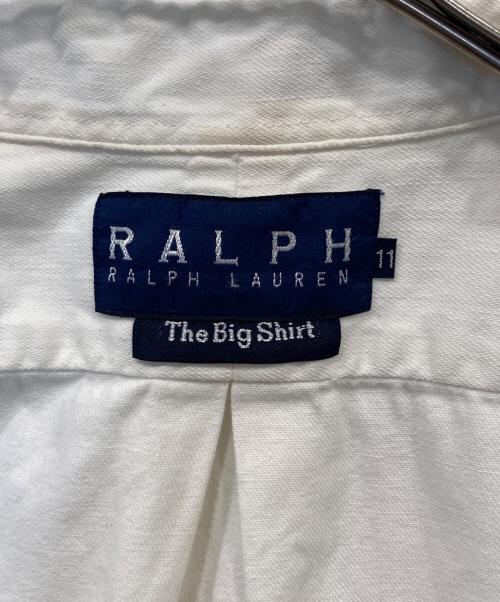 RALPH LAUREN（ラルフローレン）RALPH LAUREN (ラルフローレン) 長袖シャツ ホワイト サイズ:11の古着・服飾アイテム