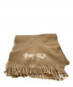 COACHコーチ）の古着「ウールマフラー」｜ベージュ