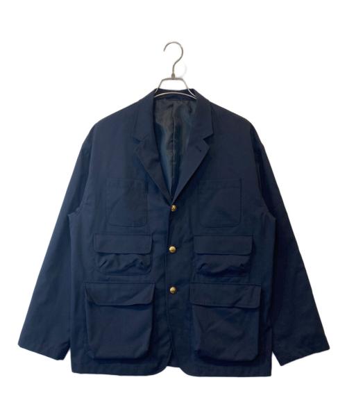 BEAMS（ビームス）BEAMS (ビームス) 3ステップ ポケット ブレザージャケット ネイビー サイズ:Mの古着・服飾アイテム