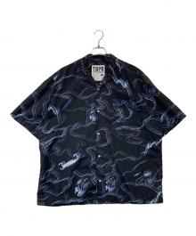 TIGHTBOOTH PRODUCTION×OILWORKS（タイトブースプロダクション×オイルワークス）の古着「アロハシャツ」｜ブラック