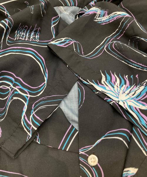 TIGHTBOOTH PRODUCTION（タイトブースプロダクション）TIGHTBOOTH PRODUCTION (タイトブースプロダクション) OILWORKS (オイルワークス) アロハシャツ ブラック サイズ:XLの古着・服飾アイテム