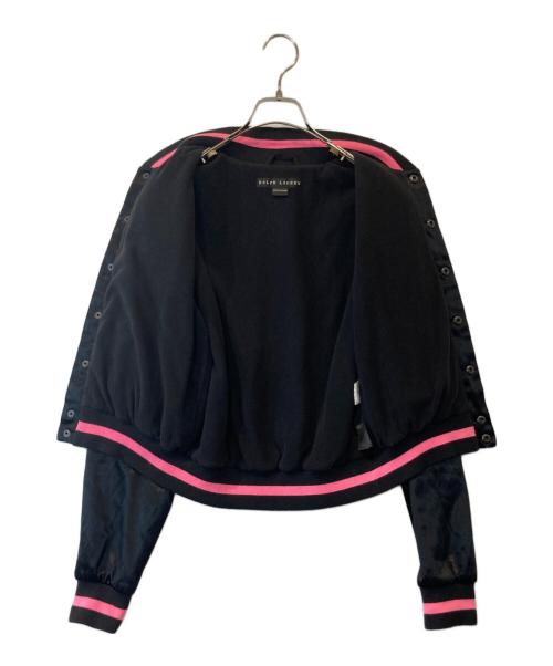 RALPH LAUREN（ラルフローレン）RALPH LAUREN (ラルフローレン) サテンボンバージャケット JKRLSS2501 ブラック サイズ:Mの古着・服飾アイテム