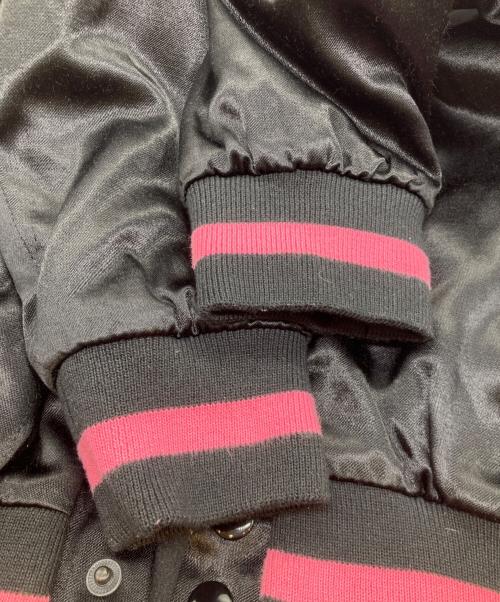 RALPH LAUREN（ラルフローレン）RALPH LAUREN (ラルフローレン) サテンボンバージャケット JKRLSS2501 ブラック サイズ:Mの古着・服飾アイテム