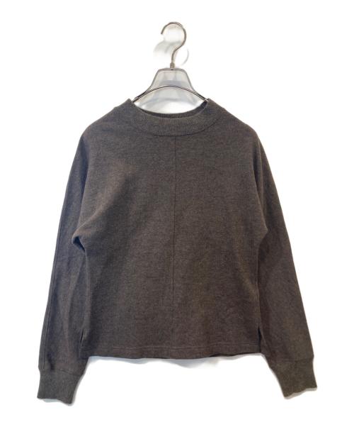 Agnona（アニオナ）Agnona (アニオナ) カシミヤ混ニット　セーター ブラウン サイズ:40の古着・服飾アイテム