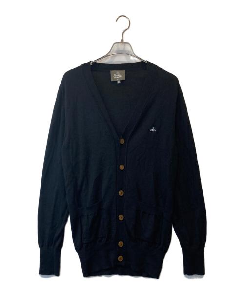 Vivienne Westwood man（ヴィヴィアン ウェストウッド マン）Vivienne Westwood man (ヴィヴィアン ウェストウッド マン) 刺繍カーディガン 229002 ブラック サイズ:46の古着・服飾アイテム