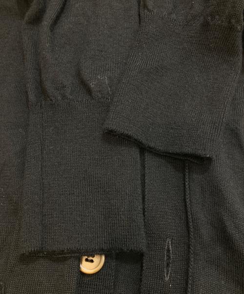 Vivienne Westwood man（ヴィヴィアン ウェストウッド マン）Vivienne Westwood man (ヴィヴィアン ウェストウッド マン) 刺繍カーディガン 229002 ブラック サイズ:46の古着・服飾アイテム