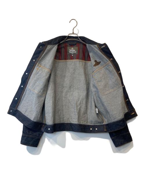 Vivienne Westwood man（ヴィヴィアン ウェストウッド マン）Vivienne Westwood man (ヴィヴィアン ウェストウッド マン) TYPE 3デニムジャケット 229028 2401 インディゴ サイズ:48の古着・服飾アイテム