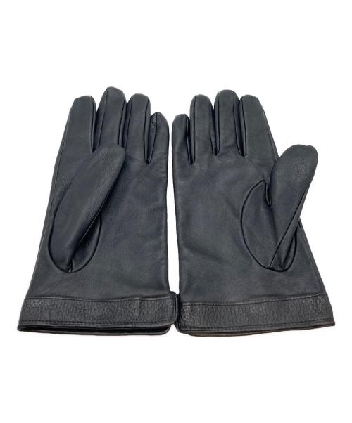 Vivienne Westwood（ヴィヴィアンウエストウッド）Vivienne Westwood (ヴィヴィアンウエストウッド) レザーグローブ 299959 ブラック サイズ:FREEの古着・服飾アイテム