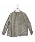 nest Robe（ネストローブ）の古着「リネンビエラスタンドフリルブラウス 01175-1112-39」｜ベージュ