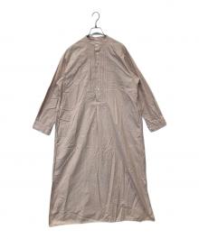 ORCIVAL（オーシバル）の古着「ピンタックプルオーバードレス」｜オレンジ