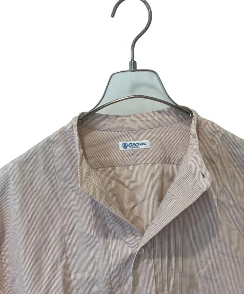 ORCIVAL（オーシバル）ORCIVAL (オーシバル) ピンタックプルオーバードレス オレンジ サイズ:1の古着・服飾アイテム